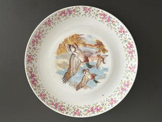 Plato muy bello de porcelana de Mulder & Zoon