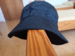 -Estola vintage terciopelo devoré  -Gorro