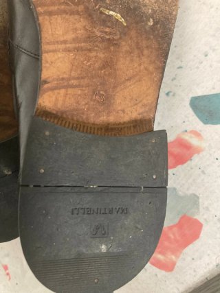 Zapatos Martinelli de piel, talla 43