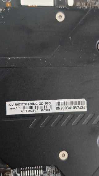 Tarjeta Grafica Gigabyte RX 5700 XT GAMING OC 8GB