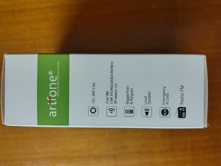 Artfone CS181 Senior Cellulare Nero