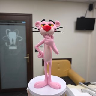 Figura Pantera Rosa 3D 23cm