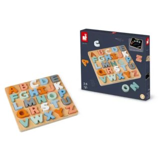 Puzzle Janod Abecedario Sweet Cocoon Madera