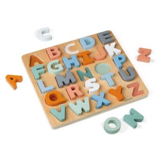Puzzle Janod Abecedario Sweet Cocoon Madera