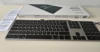 Teclado Matias Aluminum Wireless Mac Gris