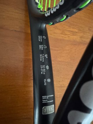 Raqueta Wilson Pro Staff 100