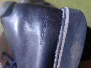 Botines Kickers Cuero Negro Talla 40