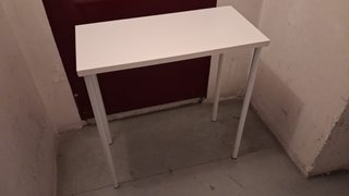 2 Mesas Blancas 80x40x83cm