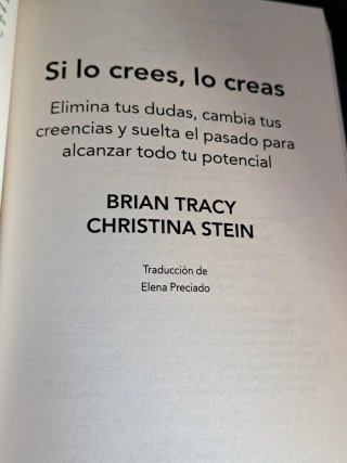 Si lo crees, lo creas