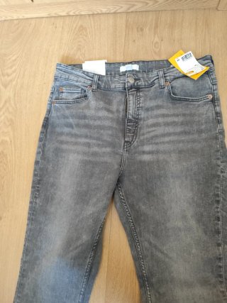 Pantalón vaquero gris elástico T.46