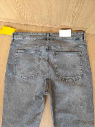 Pantalón vaquero gris elástico T.46