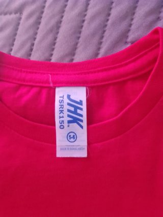 Camiseta niña/o Talla 5-6 años JHK