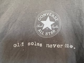 Camiseta Converse All Star Gris Talla XL