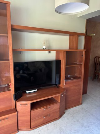Mueble de salón completo madera