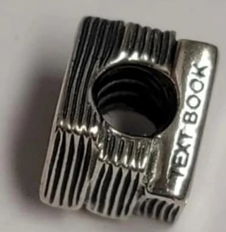 Pandora Charm Libro Búho Graduación Plata