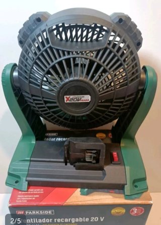 Ventilador Parkside de bateria