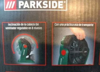 Ventilador Parkside de bateria