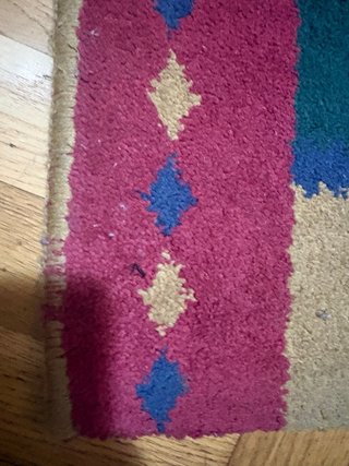 Alfombra étnica 126x67 cm