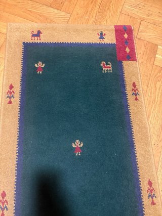 Alfombra étnica 126x67 cm