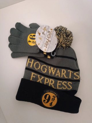 Gorro y Guantes Niño Harry Potter Plataforma 9 3/4