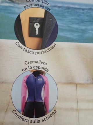 NEOPRENO LARGO MUJER MISTRAL. TALLA M.