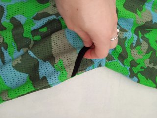 Vestito estivo camouflage donna turchese e verde