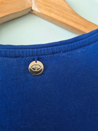 T-shirt Motivi blu taglia S