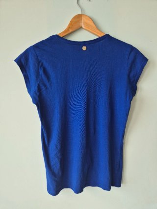 T-shirt Motivi blu taglia S