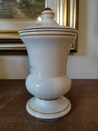 Vaso ceramica ESTE anni 60 decorato