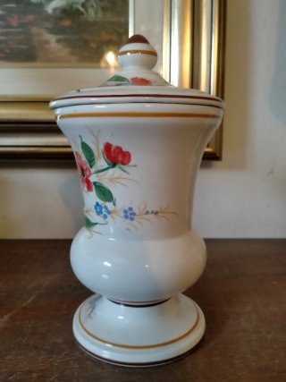 Vaso ceramica ESTE anni 60 decorato