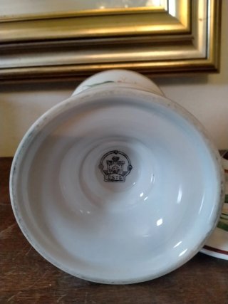 Vaso ceramica ESTE anni 60 decorato