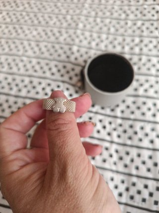 Anillo Tous Oso Plata