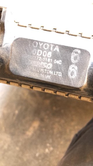 RADIADOR AGUA TOYOTA COROLLA E11 1.4 i 2001