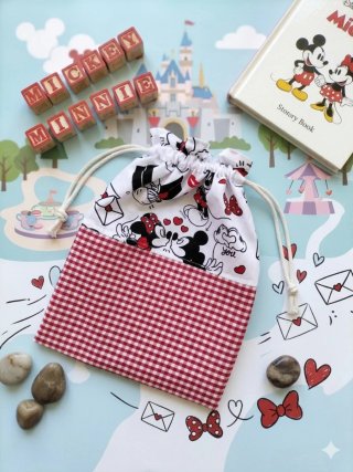 Mochila infantil artesana Mini y Mickey
