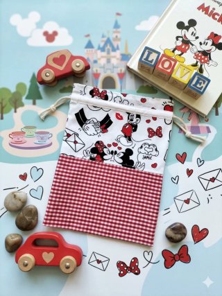 Mochila infantil artesana Mini y Mickey