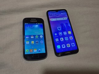 Samsung GT e Huawei Y5 Nero in vendita