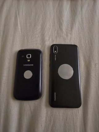 Samsung GT e Huawei Y5 Nero in vendita