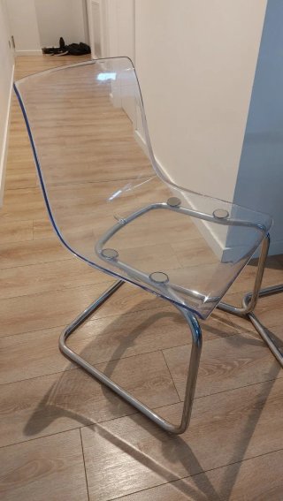 Sillas de diseño en metacrilato 4 ud