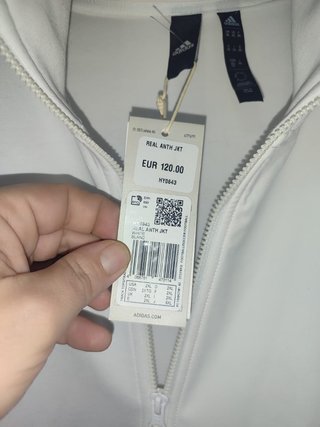Chaqueta Real Madrid Adidas Talla XXL Nueva