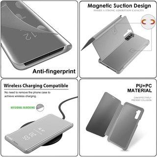 Funda espejo piel sintética Samsung Galaxy