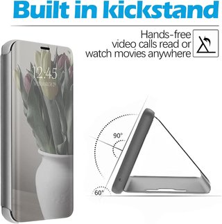Funda espejo piel sintética Samsung Galaxy