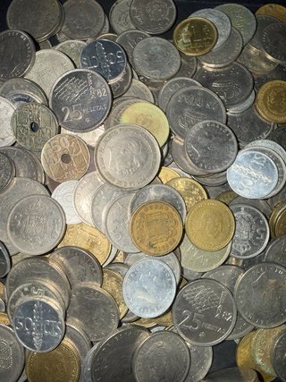 Lote monedas España- Pesetas Franco y Juan Carlos