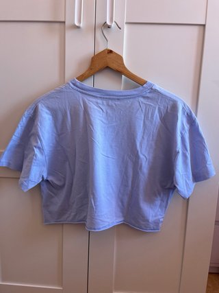 Camiseta azul cortao