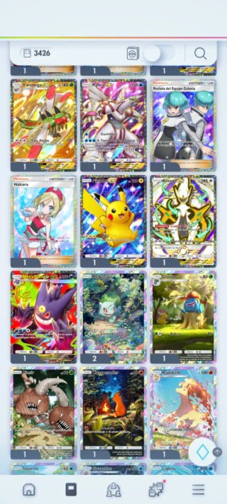 Cartas Pokémon TCGP - Colección Variada