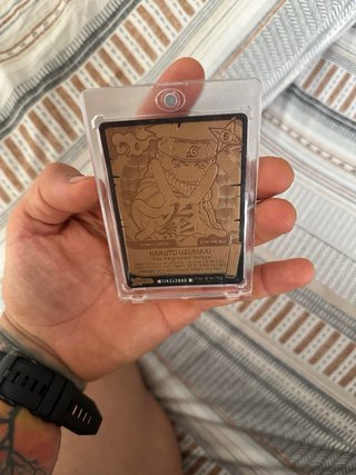 Carta Naruto Uzumaki Legendary y caja sellada
