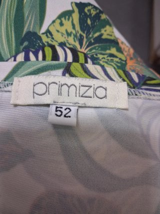 Blusa Talla 52 Estampado Hojas