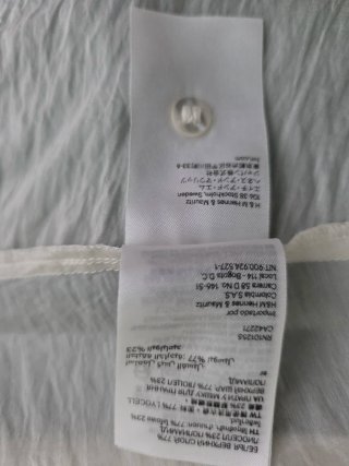 Blusa H&M Escote Cuadrado T.36