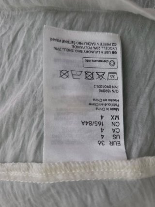 Blusa H&M Escote Cuadrado T.36