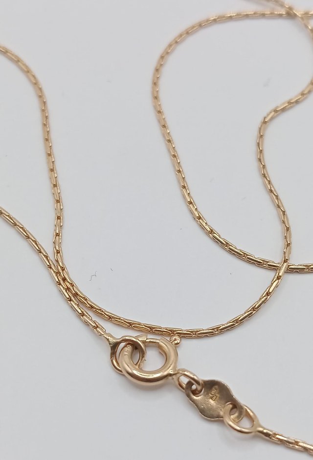 Cadena Serpiente de oro 18k, 3,24gr, Ref. O-408.