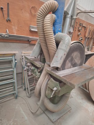 Lijadora de discos carpintería